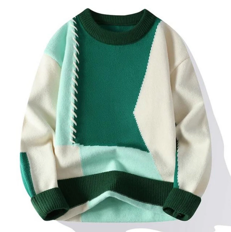 Ariane Stylish Patchwork Sweater